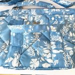 LUG Dory Mini Crossbody Bag Shoulder Blue White Floral Quilted Purse Nylon RIFD Photo 2