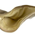 Gold Knotted Strap Rhinestone Beaded Sparkly Chic Evening Shoulder Handbag OS Photo 5