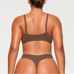 SKIMS  Fits Everybody Scoop Neck Bralette Jasper Size L Photo 1