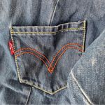 Levi's Vintage Levi’s Denim Jean Crop Jacket Zipper Made in Belgium size small Photo 7