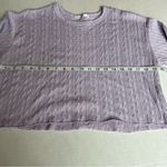 Antistar Crop knit sweater lavender size small Photo 7