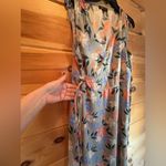 Frye  V-neck maxi dress floral pattern 97% polyester and 35% spandex. Women’s M Photo 4