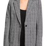Revolve Bailey 44 LInden Plaid Blazer Size 8 Allover Houndstooth Print Photo 0