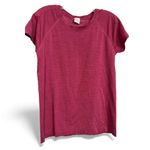 Athleta  Short Sleeve Athletic T Shirt Fitted Stretch Large Photo 1