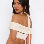White Fox Boutique Off The Shoulder Crop Top Photo 2