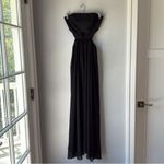 Fame and Partners  Black Strapless Gown Photo 2