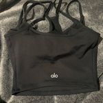 ALO Airlift Double Check Bra Tank Black Size XS Photo 2