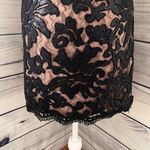 Dress the Population Black Lace Sequin A-line Sleeveless Dress Photo 5