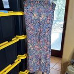 Billabong Multicolor Floral Paisley Cover Up Beach Pants Size Medium Oversized Photo 7