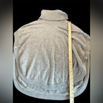 Women’s Gray Cowl neck Poncho‎ Sweater Size L Photo 2