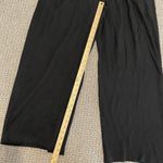 Gap  Pants Womens XL Wide Leg Pull On Stretch High Rise Beachy Coastal Black Pock Photo 7