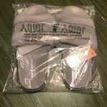 Juicy Couture  NEW JC Steady Gray Silver Fuzzy House Shoes/Slippers Size 8M Photo 0