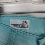 Gap Legging Jean Sky Blue Mid-Rise Wash Jeans Size 28 Photo 1