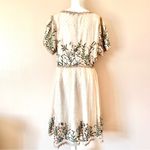 Belle Terre Cream, Blush, Tan, Green Lace Embroidered Floral Dot Tulle Dress. Pink Size XXL Photo 3