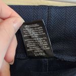 George Stripes Pull On Straight Leg Classic Dress Pants Stretch Blue Size XL Photo 5