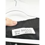 Mac Duggal 67541 Metallic Black Floral A Line Dress Photo 2