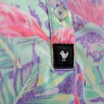 Bad Birdie Sleeveless‎ Golf Polo Shirt Flamingo "Mingos" Print Women's XS Purple Photo 7