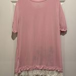 Disney  PARKS WOMEN'S KISSING MINNIE & MICKEY MOUSE SHIRT, TOP.‎ XXL, PINK Photo 4