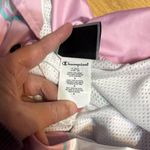 Champion Women's Life Button Down Jacket Medium Pink Windbreaker Y2K Photo 2