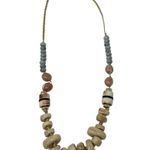 Anthropologie  Resin Beaded Statement Necklace Multicolor Photo 1