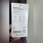 Athleta  Brooklyn Utility Jumpsuit shale purple gray size 10 NWT Photo 9