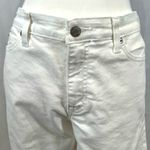 Gap white high rise crop kick raw hem jeans size 29 NWOT Photo 3