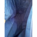 Stephanie Nicole Blue White Mosaic Beaded Floral Indian Tote Bag Photo 5