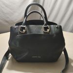 London Fog Black Handbag Tote Bag Crossbody Strap Multiple Compartments Medium Photo 9