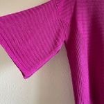 Eileen Fisher  100% Organic Linen Knit 3/4 Sleeve Top Pullover Ribbed Size S/P Photo 2