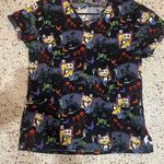 Nightmare before Christmas, scrub top medium Black Photo 0
