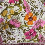 Vera Bradley Watercolor Floral Cinch Toe Snap Purse Laura Shoulder Bag Quilted Photo 1