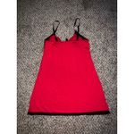 Marilyn Monroe Women's Red with black‎ lace nightgown size medium Photo 4