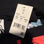 Disney  Women’s Black Mickey Mouse Wide Neck Pullover Sweatshirt Large NWT Photo 5