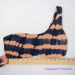 NEW Free People Martha Rey Harper‎ tie dye bikini top, size M Black Size M Photo 2