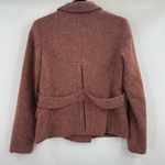 GAP Wool Blend vintage Y2k wool Peacoat Jacket Rust Colored size 6 Purple Photo 3