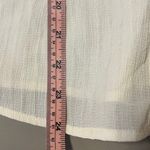 Black up Snap Closure Accent Textured Cream Shirt Approx Small A30 White Photo 11