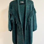 Anthropologie Stevie Fringed Knit Kimono Size OS NWOT Photo 2