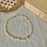 Handmade Freshwater Pink Choker Necklace “Elea” Goldcore Brass Beach Mermaidcore Photo 7