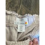 C&C California  100% linen beige paperbag pull on shorts size xl breathable Photo 3