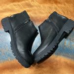 Alegria  Shayne Black leather Ankle Boots size 37 side zip Chelsea Photo 2