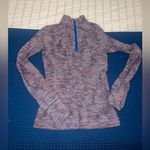Lululemon  Its Rulu Run Cropped Purple Half-Zip Pullover Size 2 Photo 1