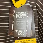 Toad & Co Striped Transita Pencil Skirt Falcon Thin Stripe UPF 50+ Size XL Brown Photo 8