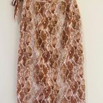 House of Harlow 1960 // Avani Snakeskin Skirt in Cinnamon Brown Photo 6