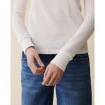 Shopbop $180 New Jeanerica Giselle Long Sleeve - White - Small Photo 3