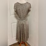 Anthropologie Maeve Tamara Silver Wrap Dress Photo 4