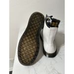 Dr. Martens Dr. Doc Martens Zavala Combat Leather Boots White AW004 Women's 10 | Men's 9 NEW Photo 4