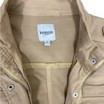 Kensie Jeans Women’s Small Lightweight Khaki pocket zip front Utility Jacket Photo 4