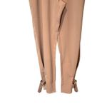 Lovers + Friends Lovers‎ + Friends Rafaella Paperbag Ruffle Waist Trousers Pants Tan Size Small Photo 4
