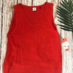 CAbi New Sleeveless Top Size Medium - Siren Vest Flame Photo 0