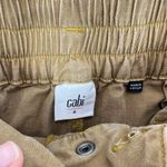 CAbi  Women's Khaki Utility Style Elastic Waist Cropped Pants Size 4 Photo 4